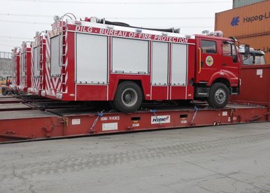 Special container transportation